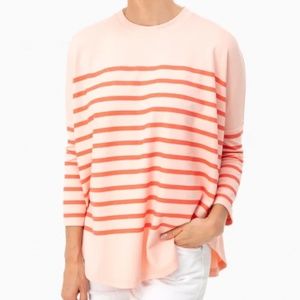 Striped Pink and Orange Women's Top